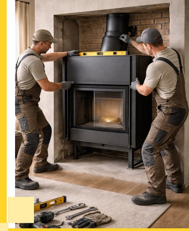 Установка каминных топок в Александрове под ключ от 19280 р. | ЭриданЛкн