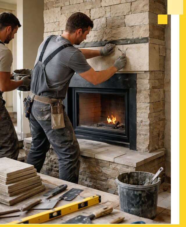 Проектирование и установка открытых каминов в Александрове