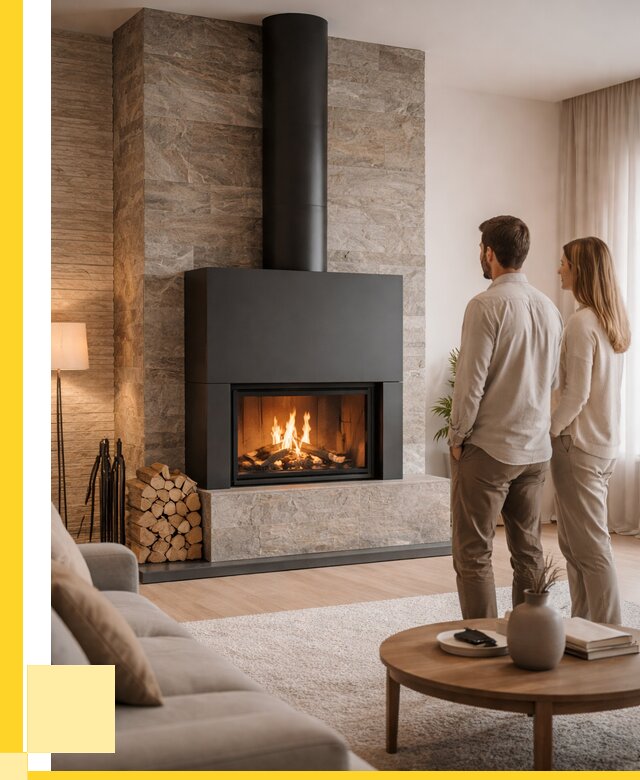 Закрытые камины под ключ в Александрове от 128532 р., ЭриданЛкн