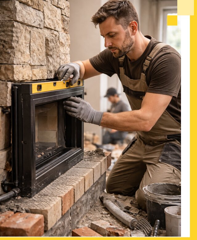 Дровяные камины под ключ в Александрове: монтаж, обустройство