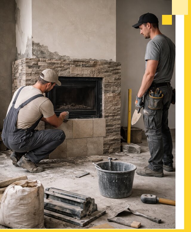 Камины под ключ в Александрове: проект, изготовление и монтаж