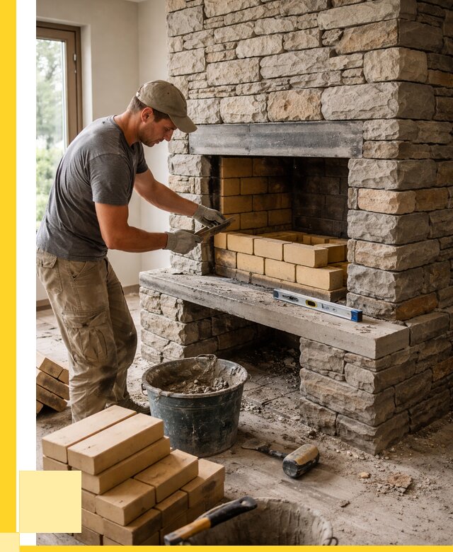 Кладка каминов и камина в Александрове от 26778 р. ЭриданЛкн