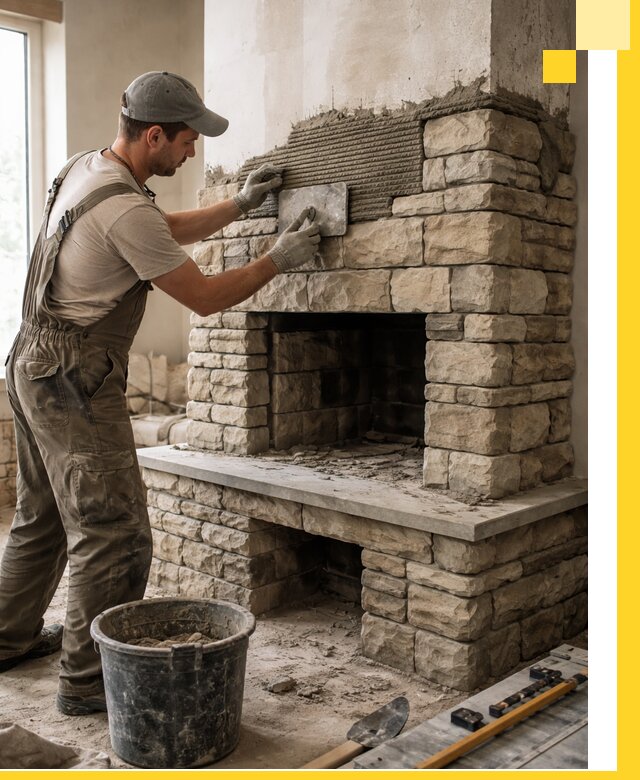 Строительство каминов под ключ в Александрове от проектирования до монтажа