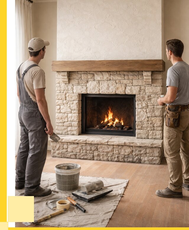 Отделка каминов в Александрове от 6962 р. под ключ | ЭриданЛкн