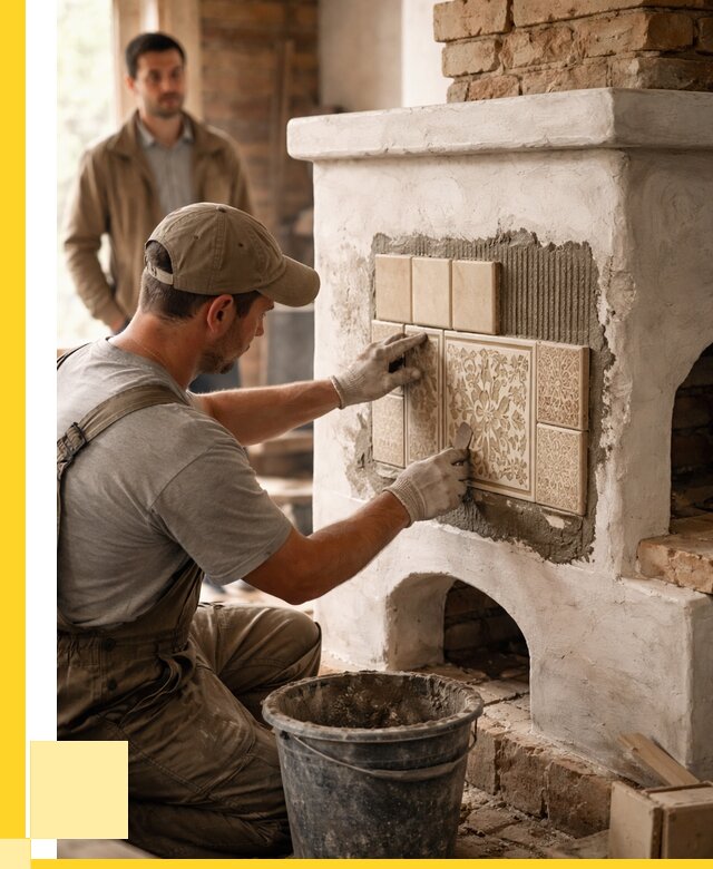 Отделка печей и банных печей в Александрове от 37489 р. | ЭриданЛкн