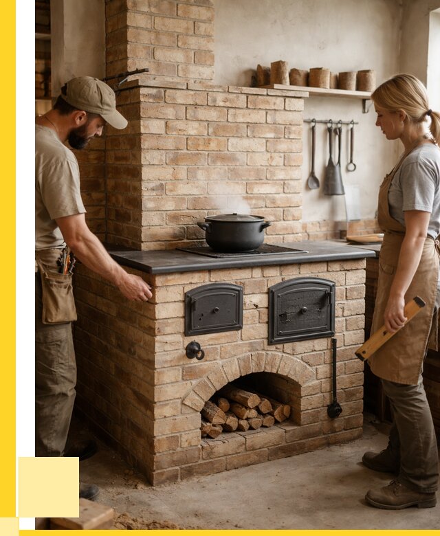 Варочно отопительные печи в Александрове от 96399 р. | ЭриданЛкн