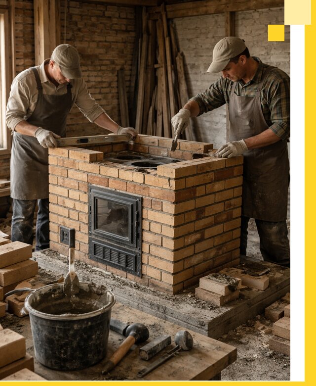 Изготовление и установка варочных печей под ключ в Александрове