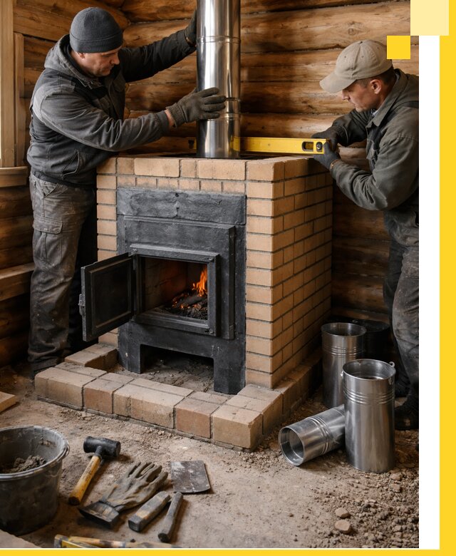 Проектирование, изготовление и установка банных печей в Александрове