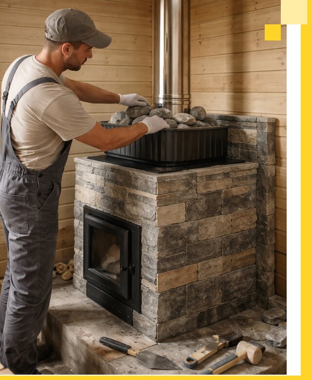 Печи для парной в Александрове, производство, монтаж и обслуживание