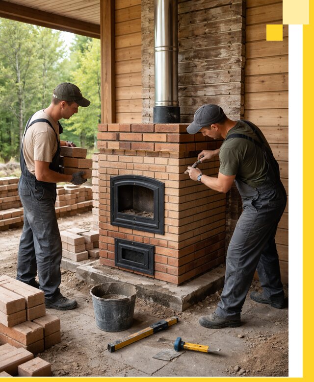 Производство и установка дачных печей под ключ в Александрове