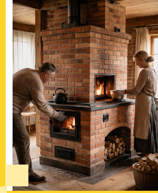 Печи для загородного дома под ключ в Александрове от 85688 р. | ЭриданЛкн