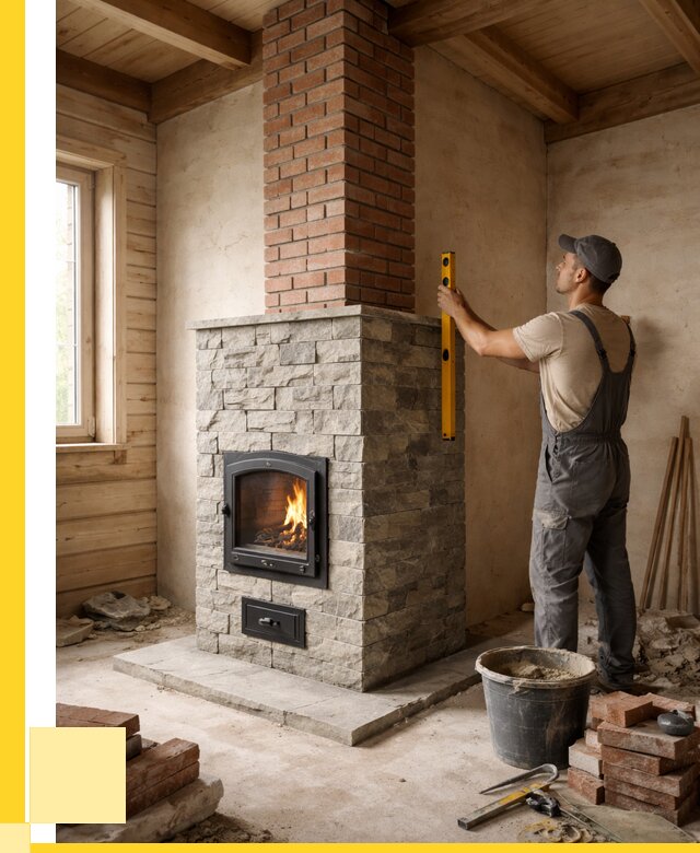 Печи и дымоходы под ключ в Александрове от 48200 р., ЭриданЛкн