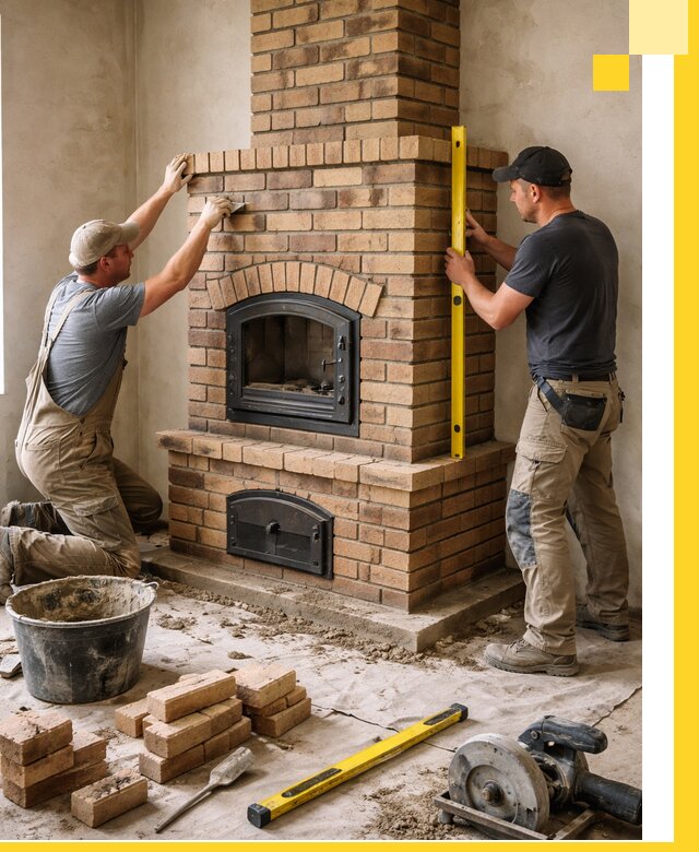 Продажа и установка печей и каминов для дома под ключ в Александрове