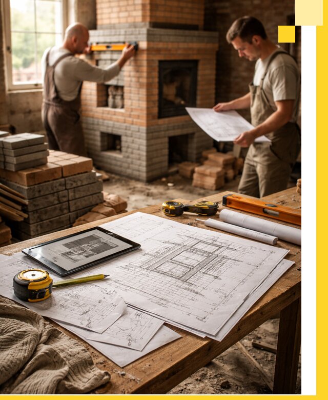 Проекты печей и каминов с индивидуальным дизайном в Александрове