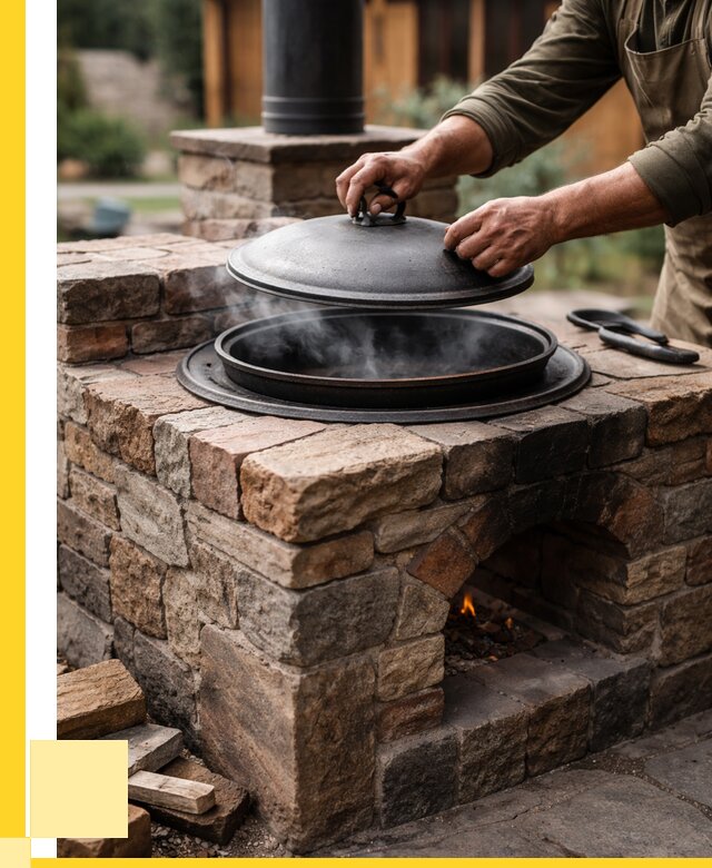 Печи для казана в Александрове по цене от 19280 р. | ЭриданЛкн