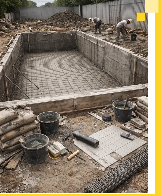 Строительство бассейнов под ключ в Александрове, дизайн и монтаж