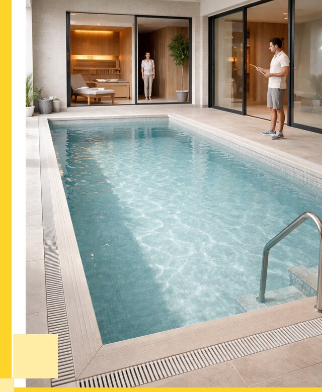 Отделка бассейна пленкой ПВХ в Александрове от 3749 р. - ЭриданЛкн