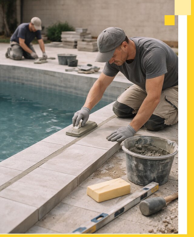 Отделка бассейнов в Александрове: декоративная отделка и гидроизоляция