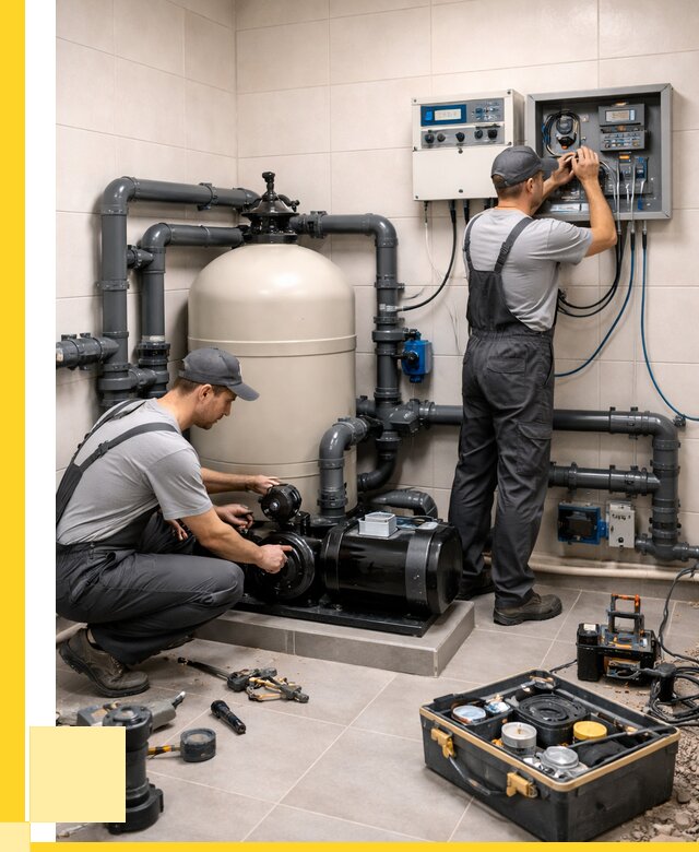 Монтаж оборудования для бассейнов в Александрове от 42844 р. | ЭриданЛкн