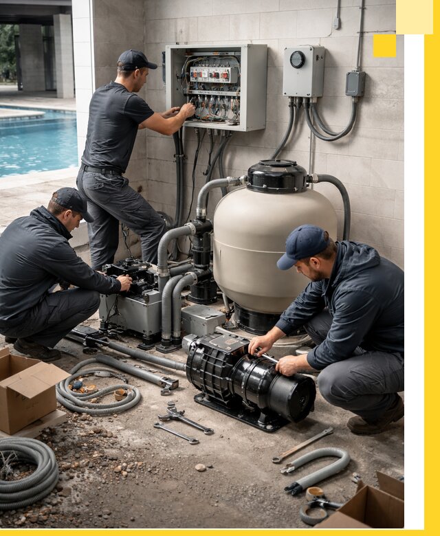 Профессиональный монтаж оборудования для бассейнов в Александрове