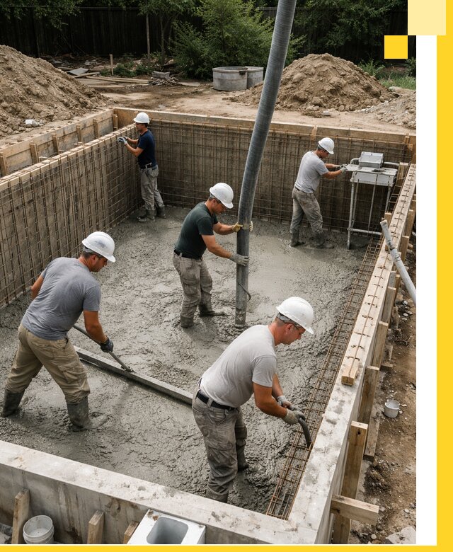 Строительство бетонных бассейнов под ключ в Александрове