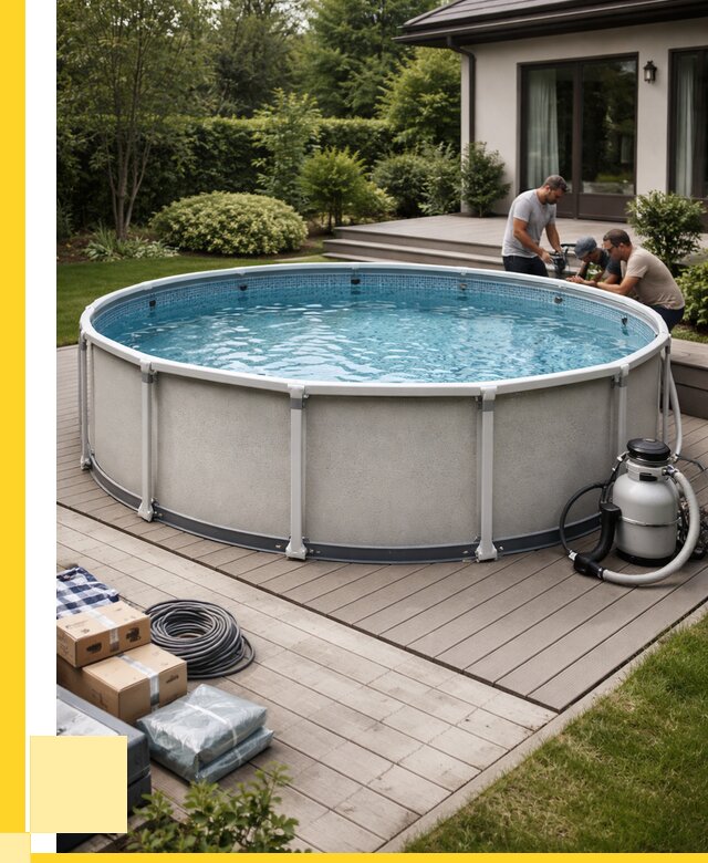 Купить каркасные бассейны в Александрове от 48200 р. | ЭриданЛкн