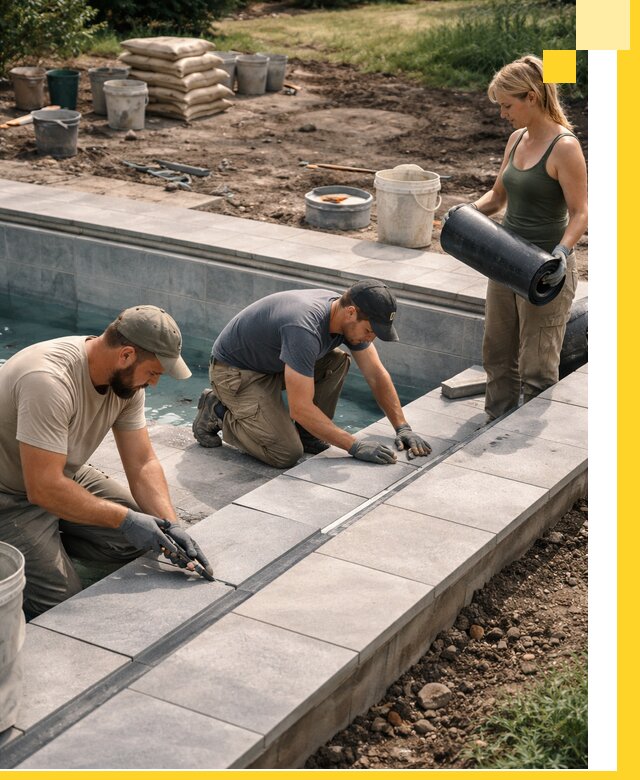 Строительство и монтаж уличных бассейнов под ключ в Александрове