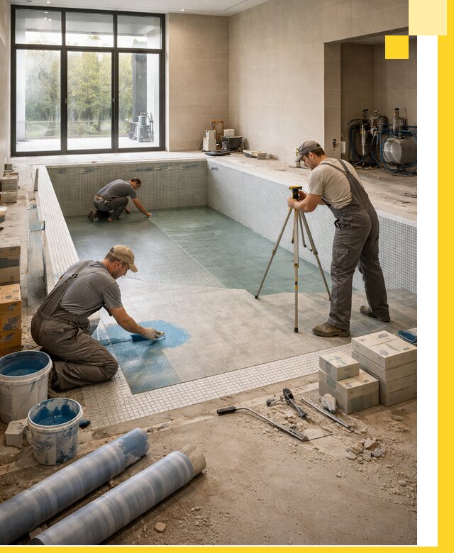 Проект и строительство закрытых бассейнов в Александрове под ключ