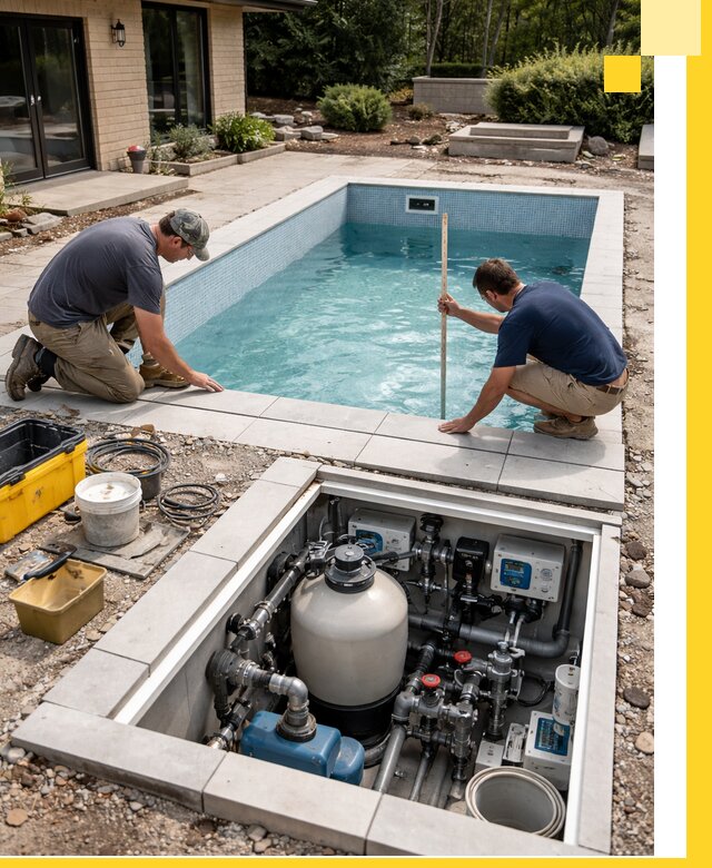 Строительство качественных домашних бассейнов под ключ в Александрове