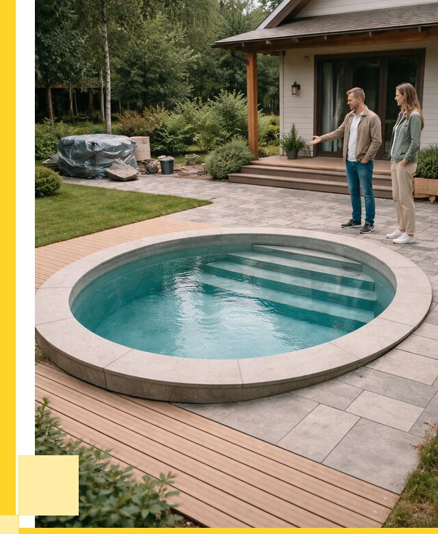 Бассейн на даче под ключ в Александрове от 214220 р., ЭриданЛкн