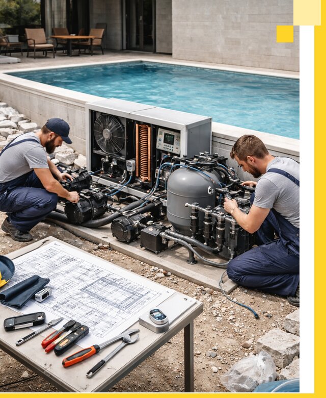 Проектирование и монтаж бассейнов с подогревом в Александрове