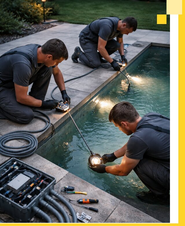 Профессиональное освещение бассейнов в Александрове: дизайн и монтаж