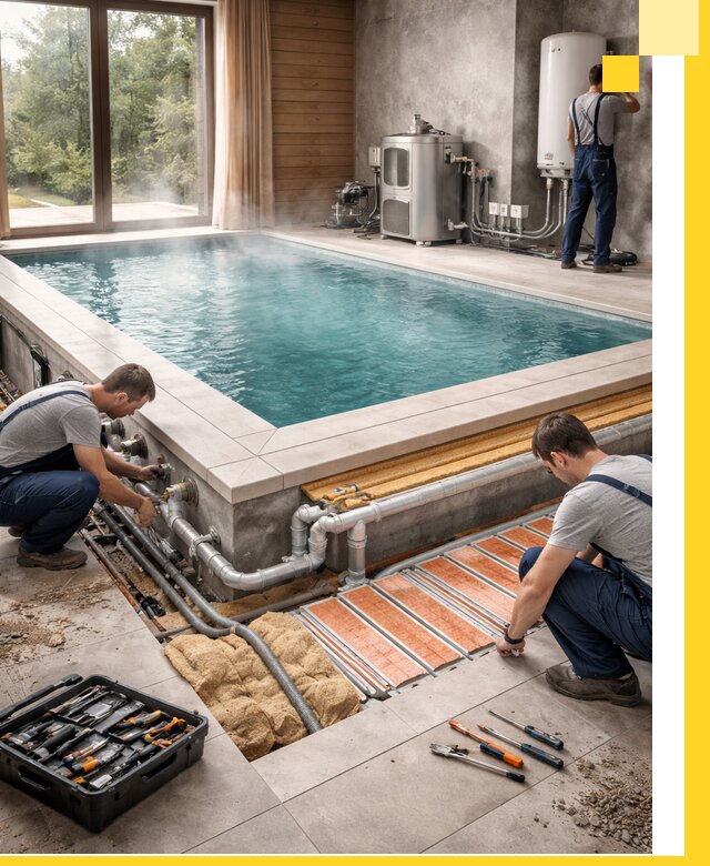 Проектирование и строительство тёплых бассейнов в Александрове