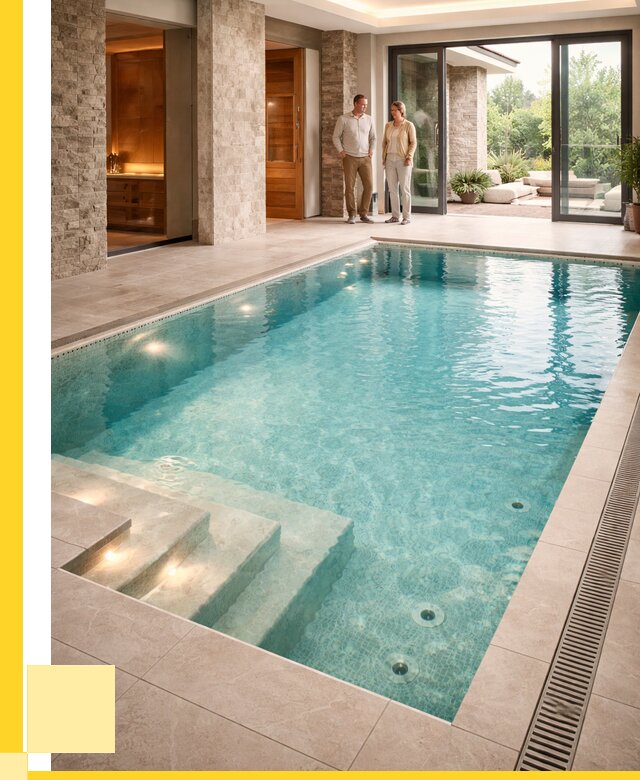 Бассейн во дворе в Александрове: проект, отделка от 1285320 р. | ЭриданЛкн