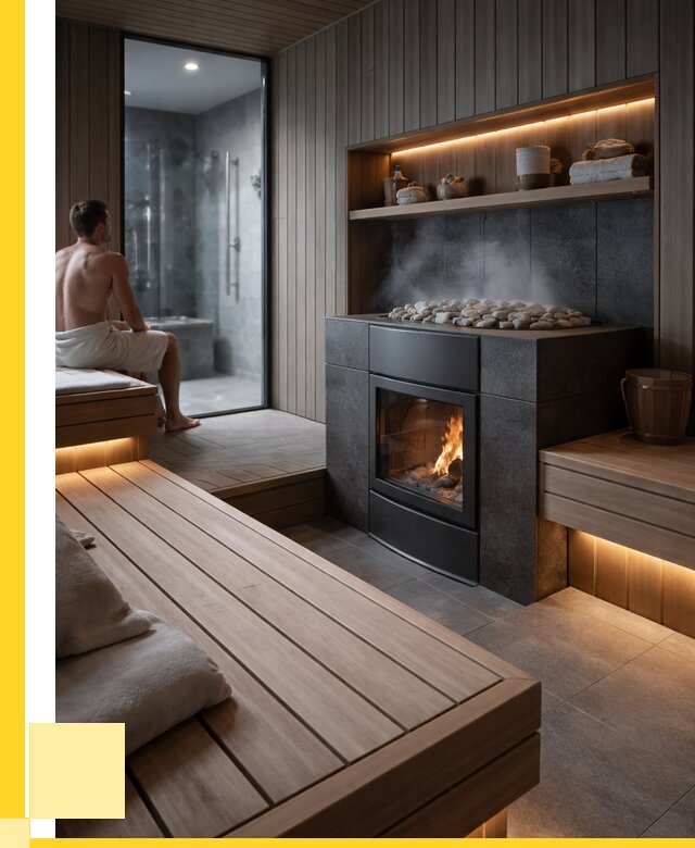 Проект сауны в частном доме в Александрове от 37489 р. | ЭриданЛкн