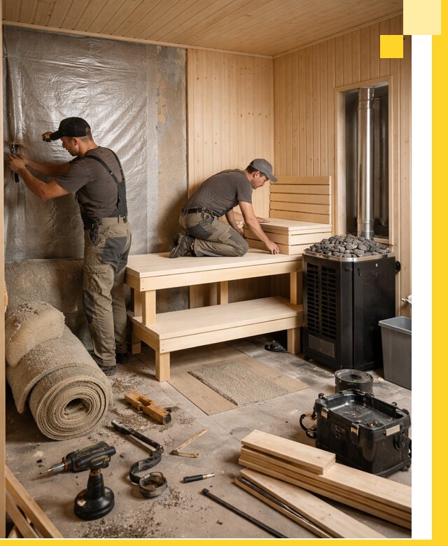 Проекты саун под ключ в Александрове дизайн и строительство