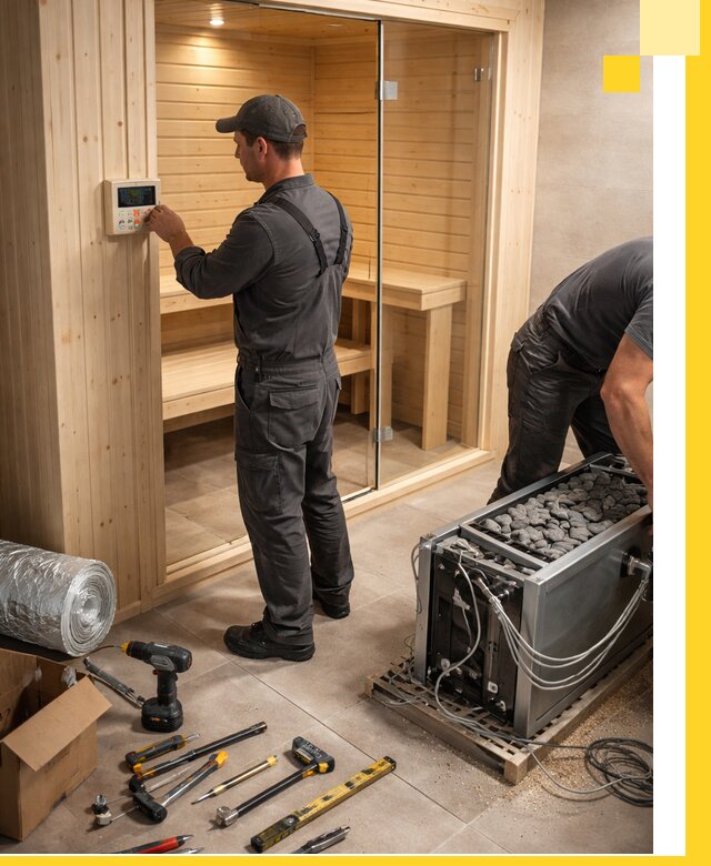 Поставка, установка и монтаж электрических саун в Александрове