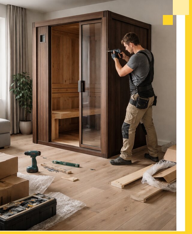 Установка и производство мини саун под ключ в Александрове