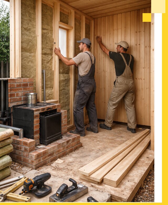 Строительство и установка дачных саун под ключ в Александрове