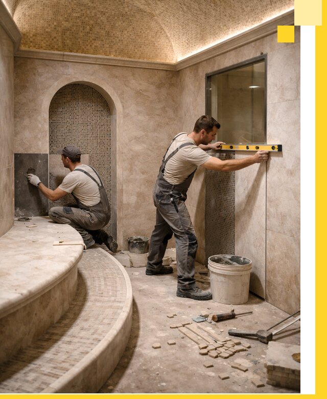 Проектирование и строительство саун с хамамом под ключ в Александрове