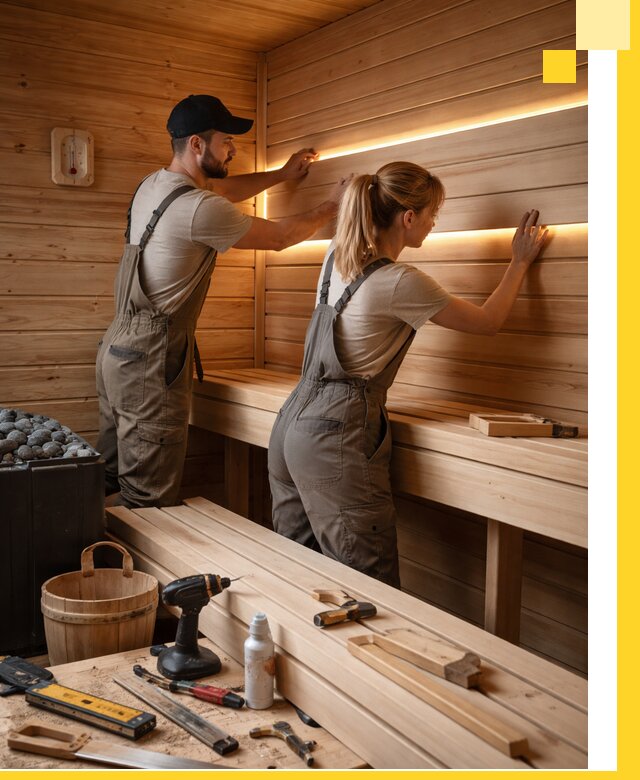 Дизайн саун и бань под ключ с индивидуальным проектом в Александрове