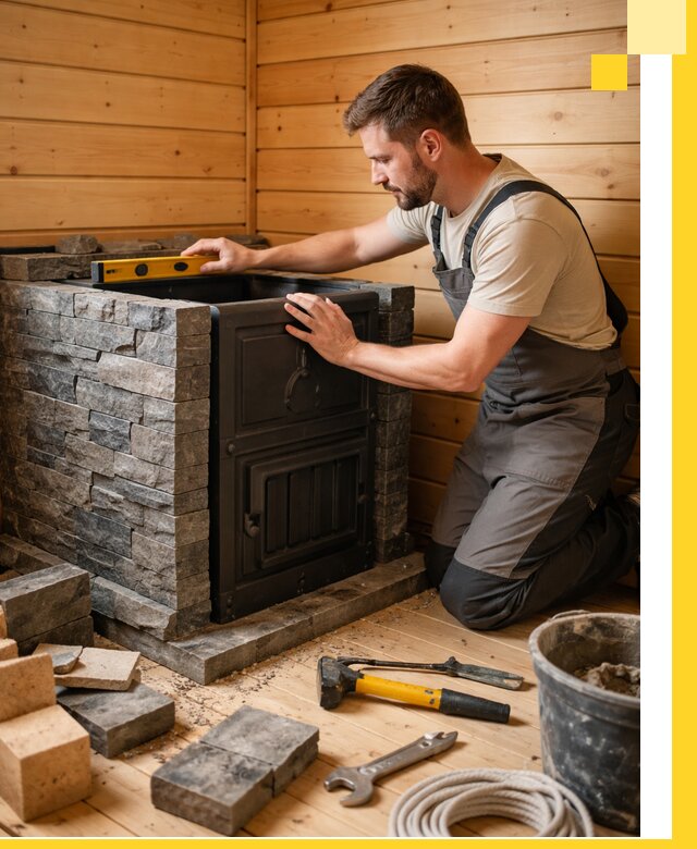 Производство и установка печей для саун под ключ в Александрове