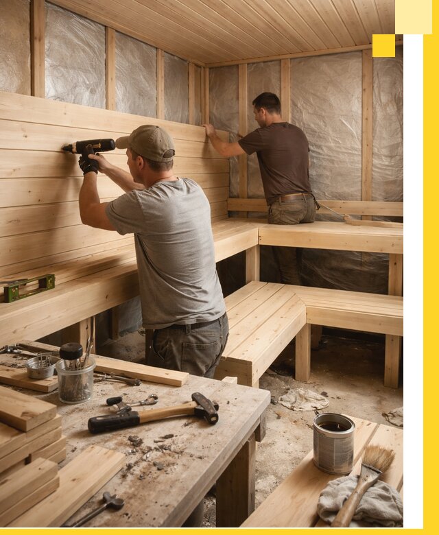 Профессиональная отделка бань и саун под ключ в Александрове