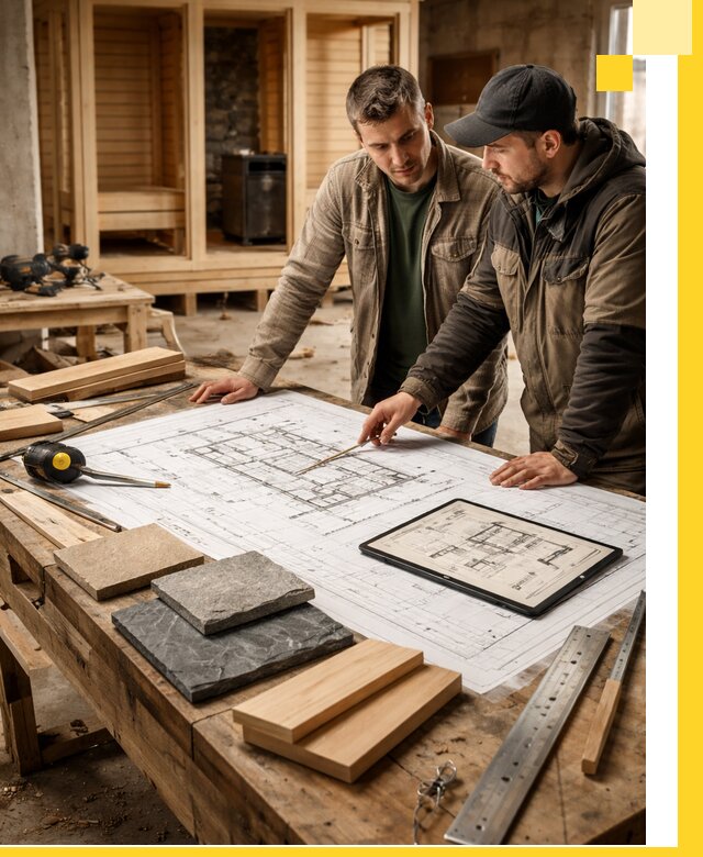 Проекты бань под ключ и планы строительства в Александрове