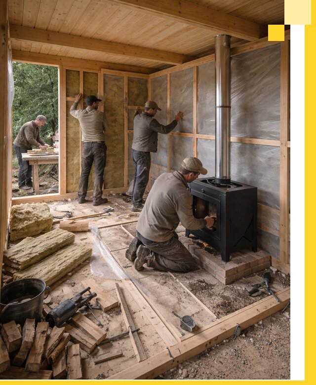 Профессиональный монтаж бань под ключ в Александрове для дома