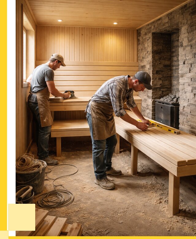 Отделка бани в Александрове: внутренняя отделка от 3213 р. | ЭриданЛкн