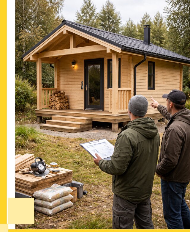 Каркасные бани под ключ в Александрове от 321330 р. | ЭриданЛкн