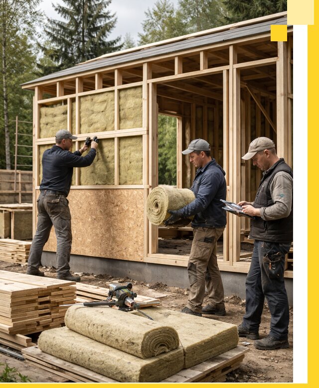 Проектирование и строительство каркасных бань в Александрове под ключ