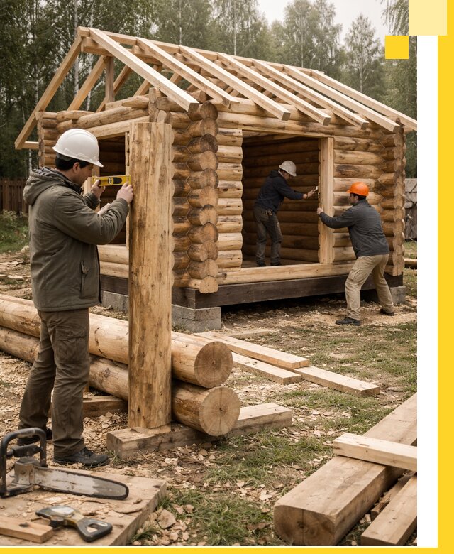 Строительство бань для дачи под ключ в Александрове с доставкой и монтажом