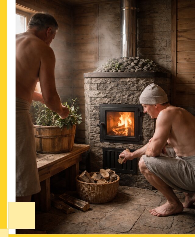 Банные печи под ключ в Александрове от 48200 р. | ЭриданЛкн кирпичная